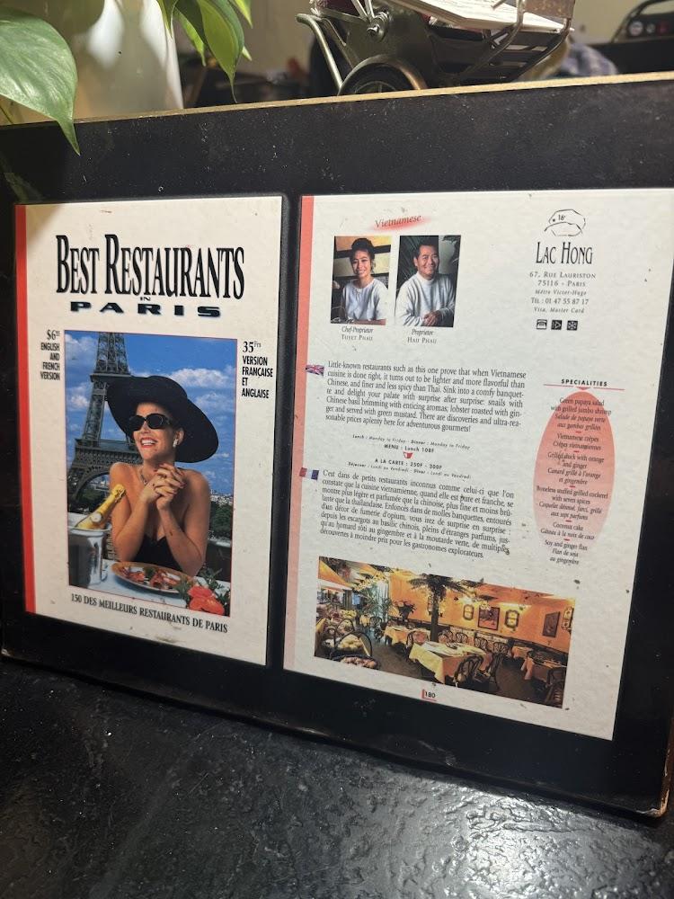 Lac Hong - Menu Image 4